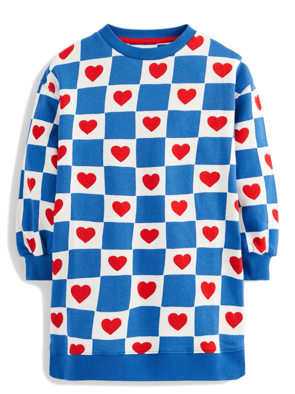 NWT Mini Boden Kids' Cotton Sweatshirt Dress | Sz 3-4YRS